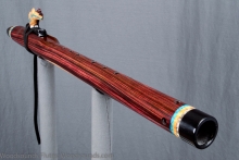 Brazilian Kingwood Native American Flute, Minor, Low E-4, #K57K (4)